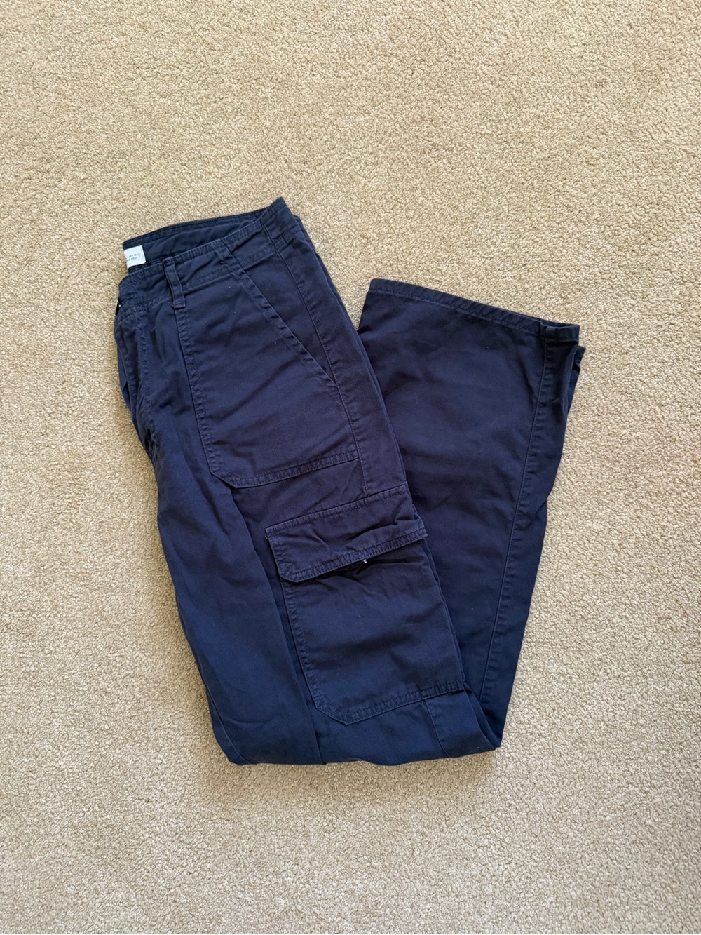 Zara Navy Cargo Pants
